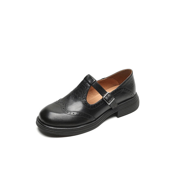 Vera Black Loafers for Women | Premium Cow Leather, Comfortable Fit