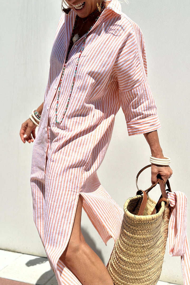 Sophia | The Must-Have Striped Shirt Dress
