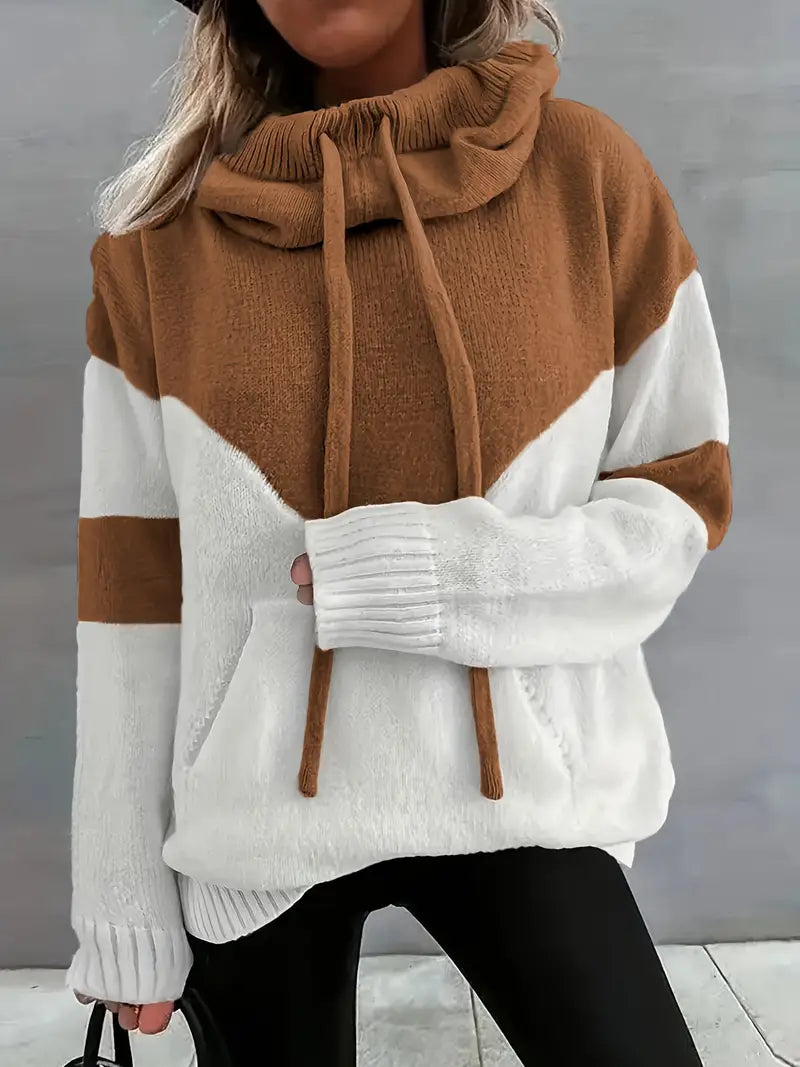 RÖONA - Dual-Tone Cosy Hoodie