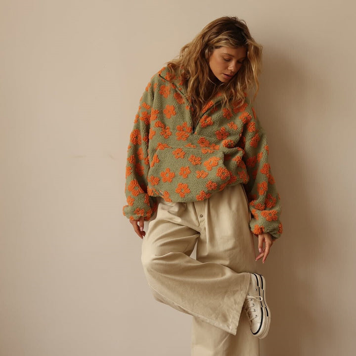 Suzan | Sweater with Floral Print