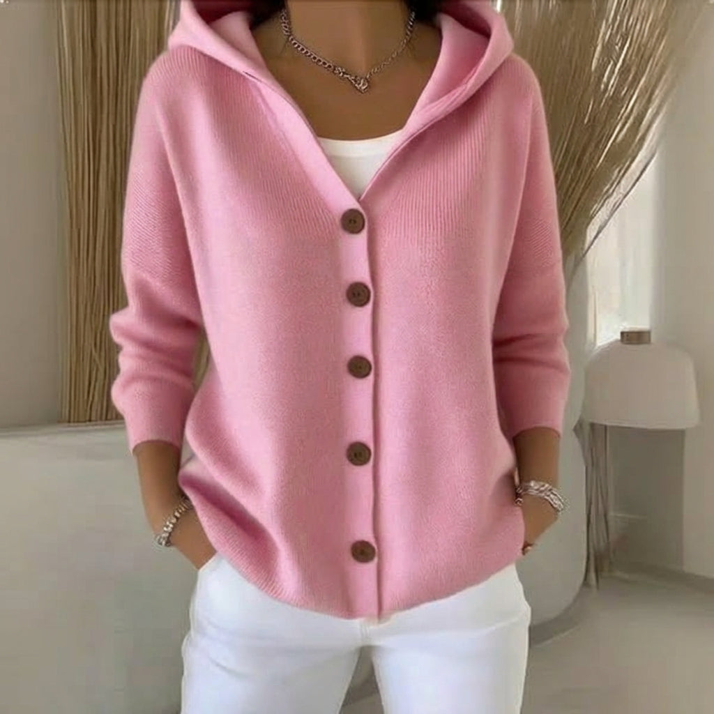 mila knit cardigan dress Mila™ | Effortless Comfort Color:White Pink Flower ONLY dropped waist shirred skimming silhouette with high upload-20250120