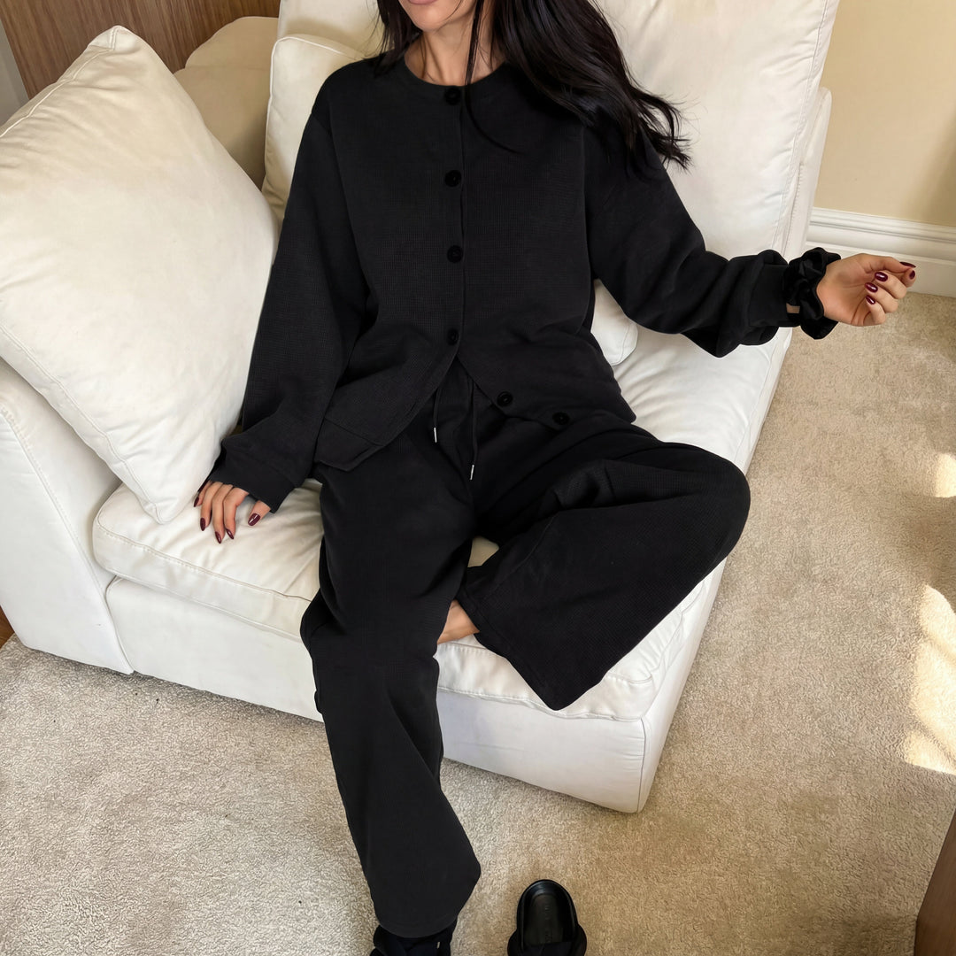 MAISIE - Relaxed Button-Up Two-Piece Set