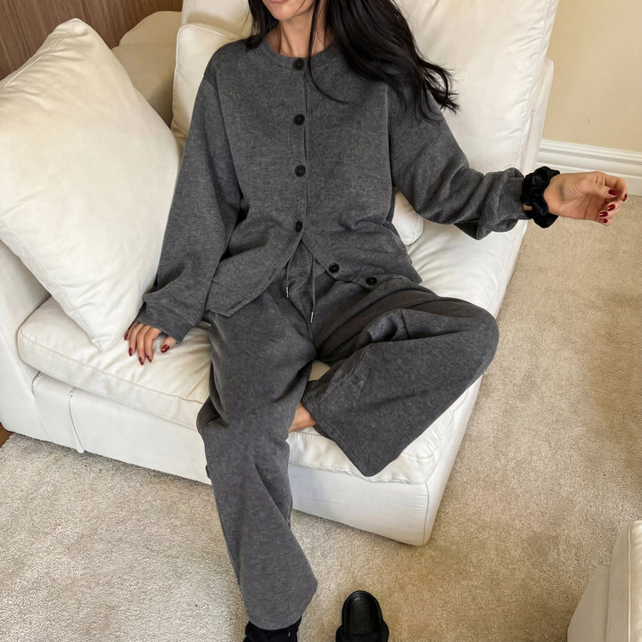 MAISIE - Relaxed Button-Up Two-Piece Set