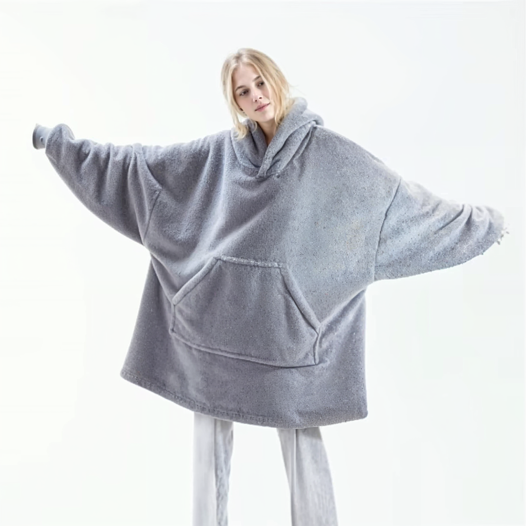COZYCLOUD - Fleece-Lined Oversized Hoodie