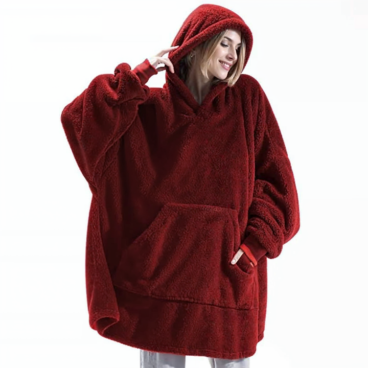 COZYCLOUD - Fleece-Lined Oversized Hoodie