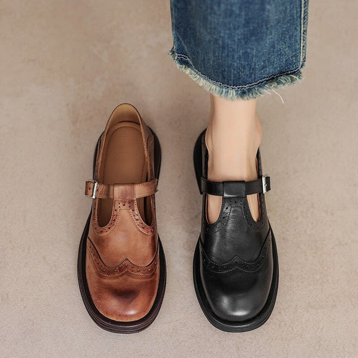 Vera Black Loafers for Women | Premium Cow Leather, Comfortable Fit