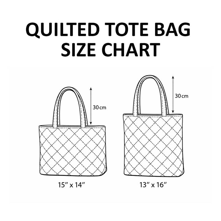 Bee Quilted Tote Bag