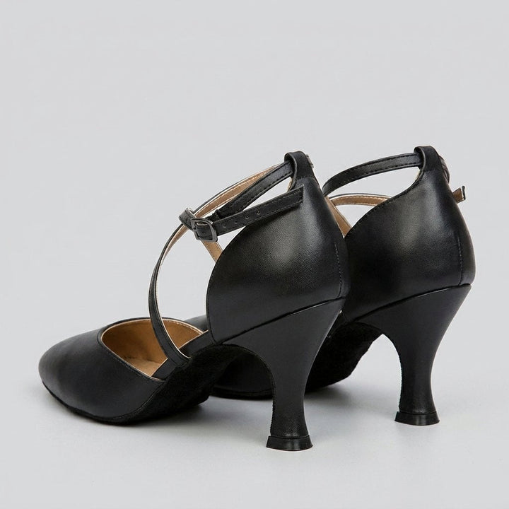 Bella | Dance Heels Real Leather, Customizable Ballroom Shoes