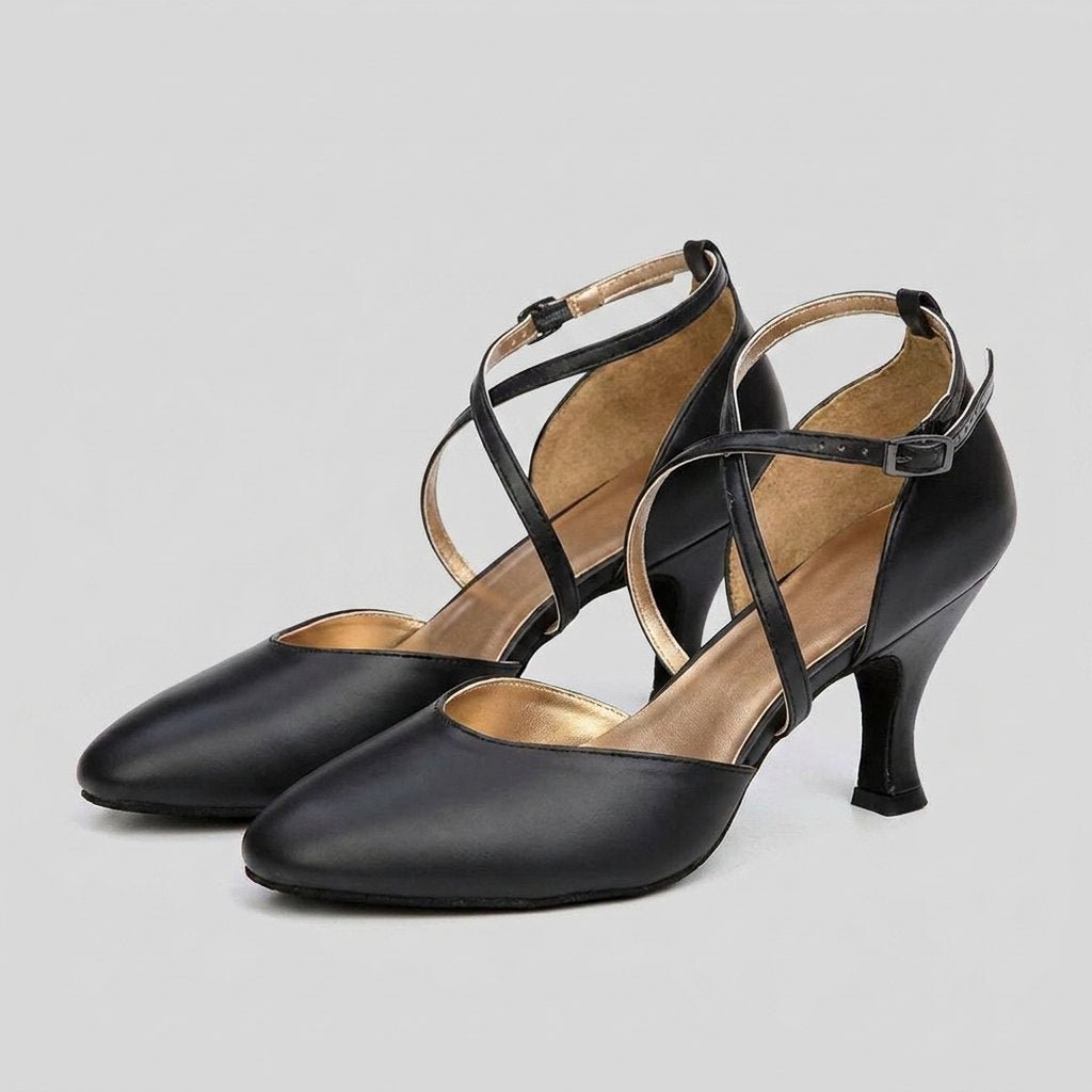 Bella | Dance Heels Real Leather, Customizable Ballroom Shoes