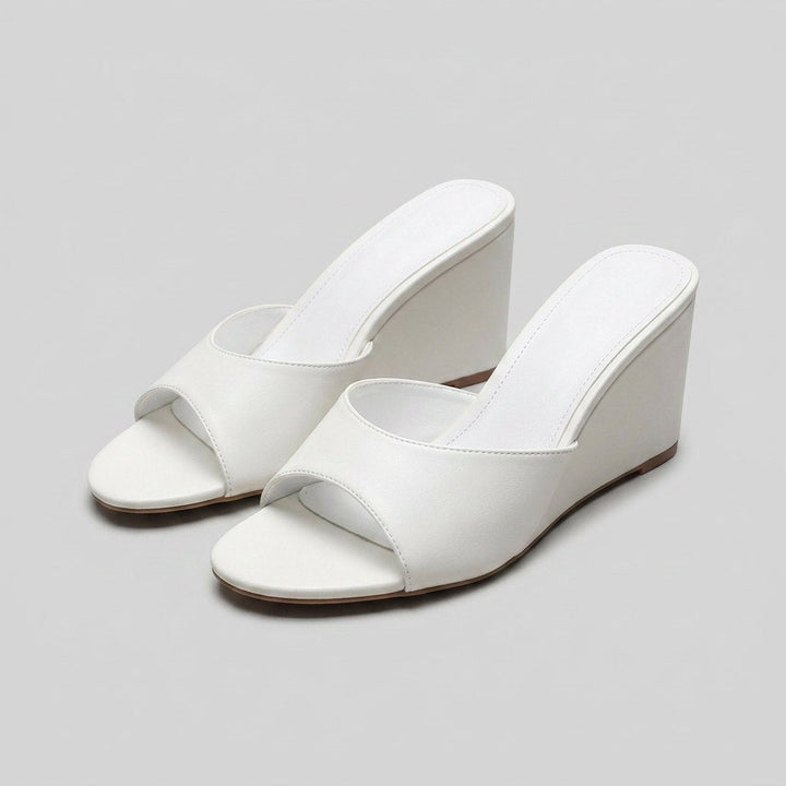 Iris | Wedge Mules Elegant Design, Comfortable Fit, Synthetic Upper