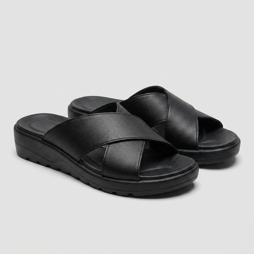 Nicolette | Women's Sandals Orthopedic, Criss-Cross Straps
