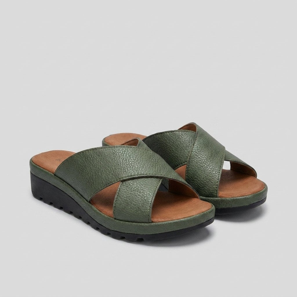 Nicolette | Women's Sandals Orthopedic, Criss-Cross Straps