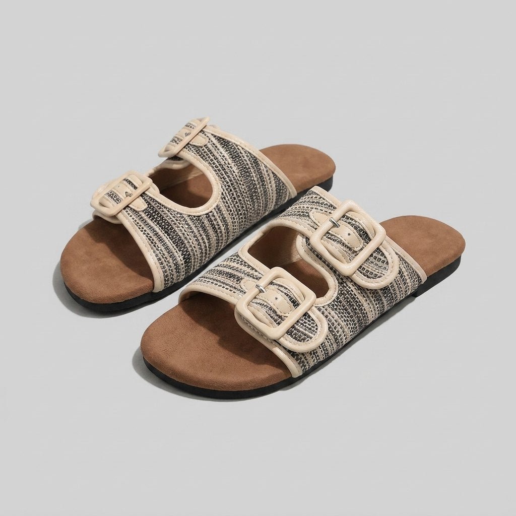 Tula | Woven Sandals for Women Bohemian Style, Anti-Slip Cushioned Sole