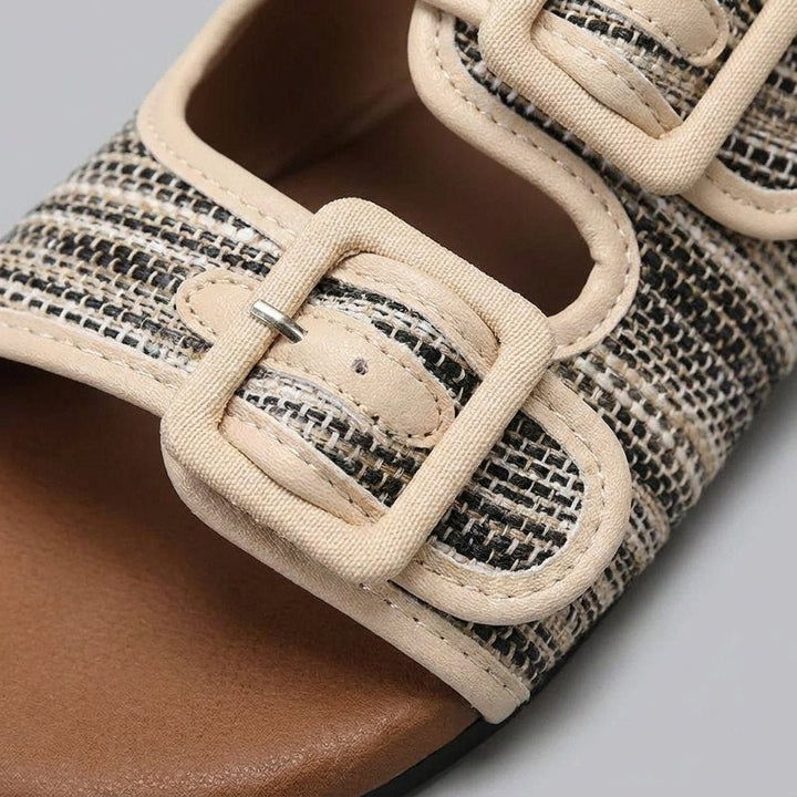 Tula | Woven Sandals for Women Bohemian Style, Anti-Slip Cushioned Sole