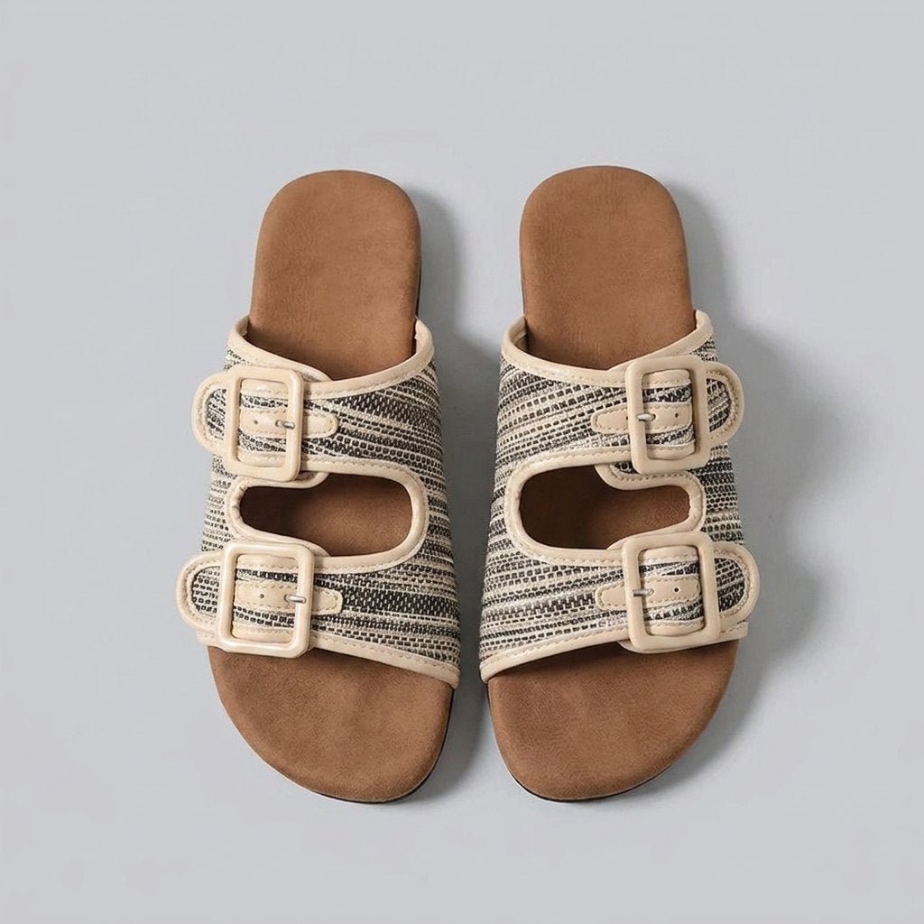 Tula | Woven Sandals for Women Bohemian Style, Anti-Slip Cushioned Sole