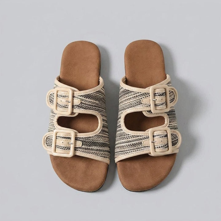 Tula | Woven Sandals for Women Bohemian Style, Anti-Slip Cushioned Sole