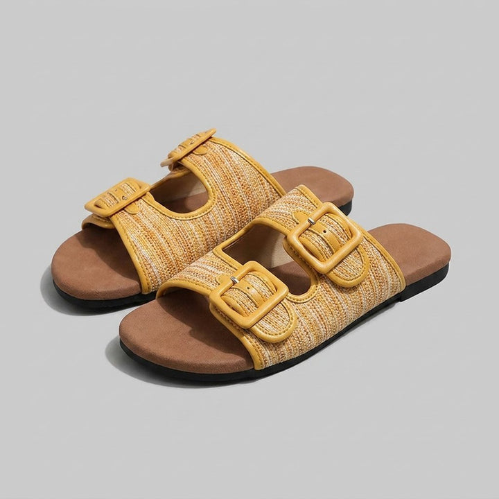 Tula | Woven Sandals for Women Bohemian Style, Anti-Slip Cushioned Sole