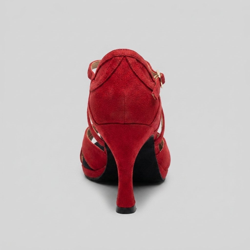 Vela | Dance Heels Customized Velvet, Slip-On